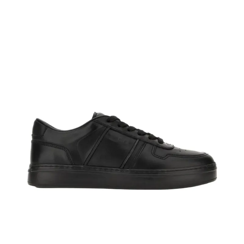 HOGAN H TV Low Top Skateboard Shoes Men's Black-1