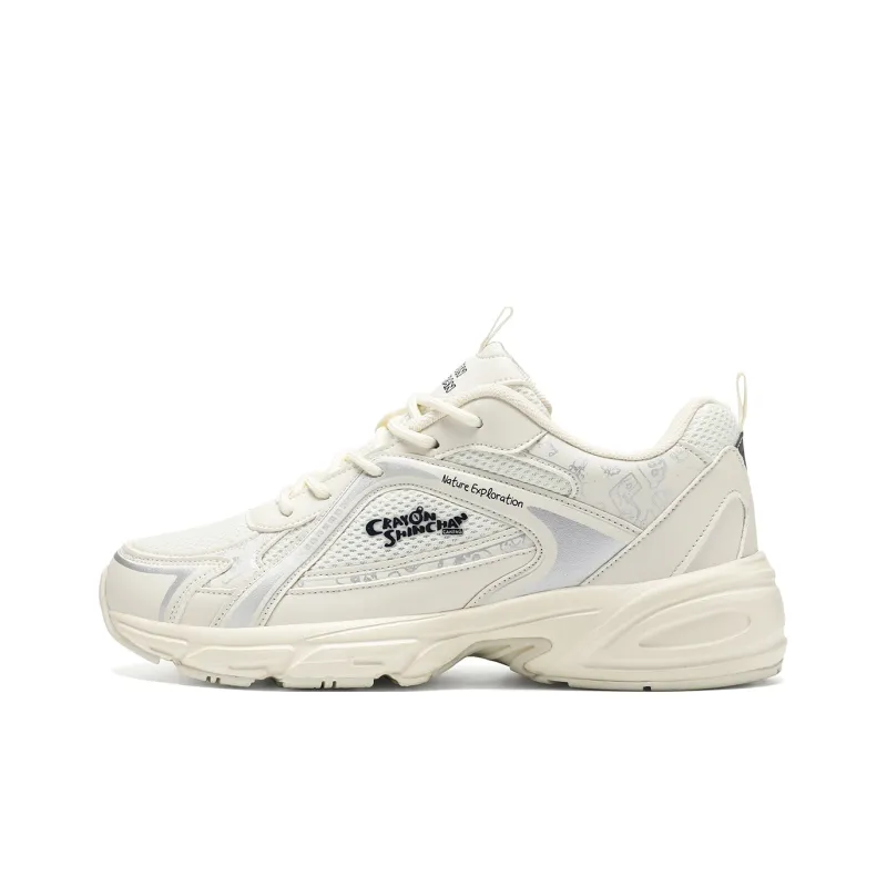 Crayon Shinchan Chunky Sneakers Unisex Low Top White Blue-20