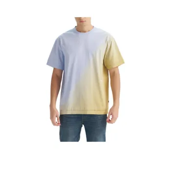 Levis T Shirts Men Blue/Yellow