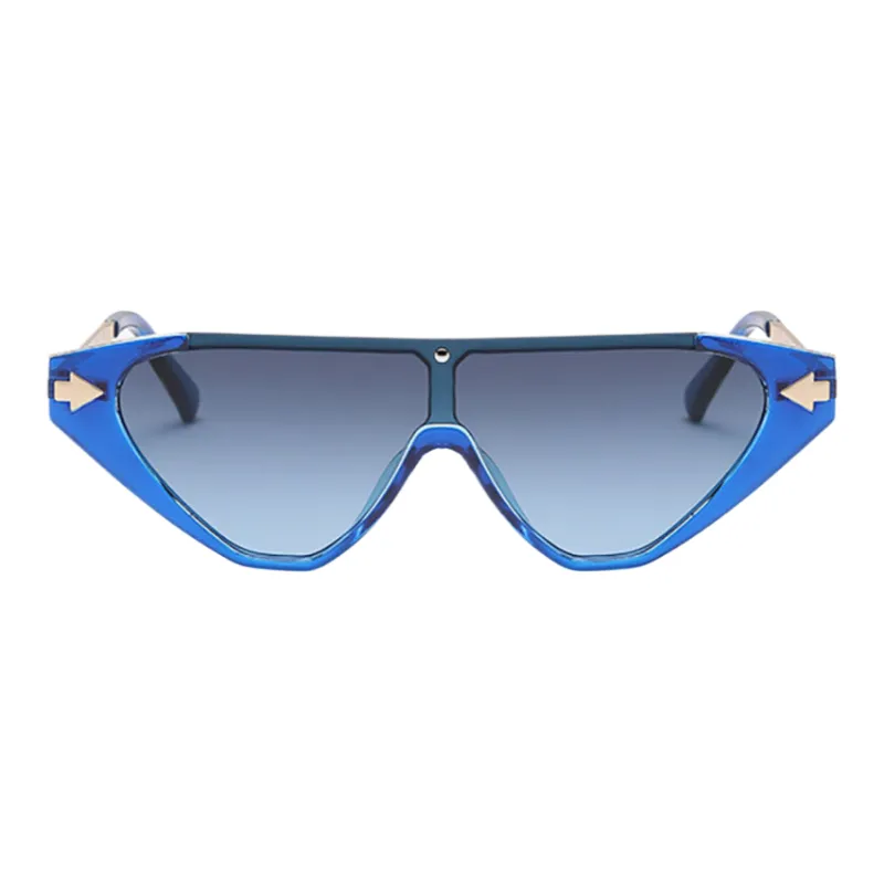 SOMAN Metal Irregular Shape Sunglasses Unisex-7