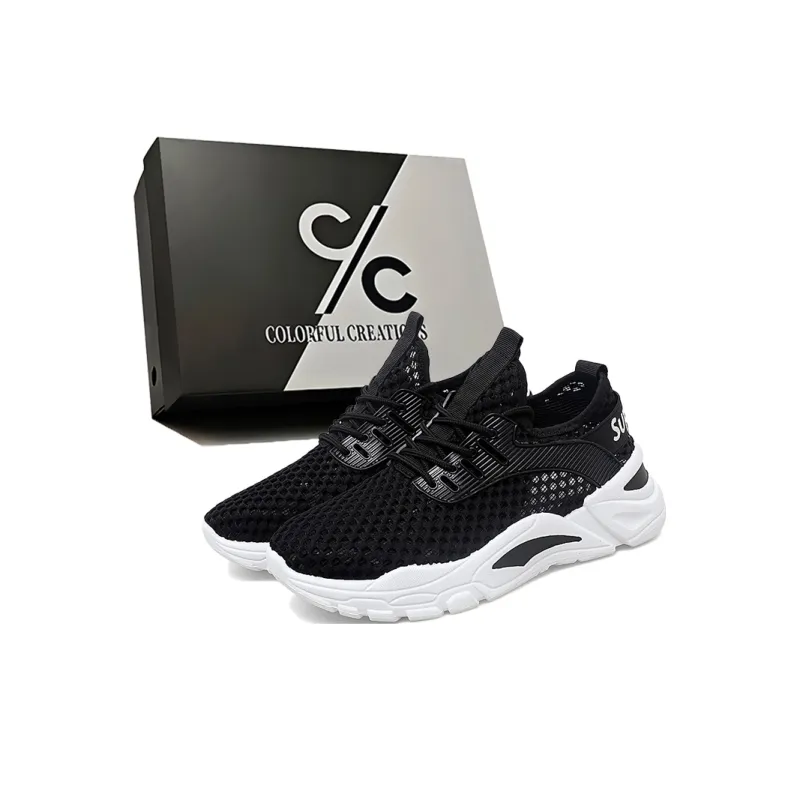 Colorful Creations Shock Absorbers Slip Resistant, Abrasion Resistant, Breathable Low Top Casual Shoes Men's Box-5