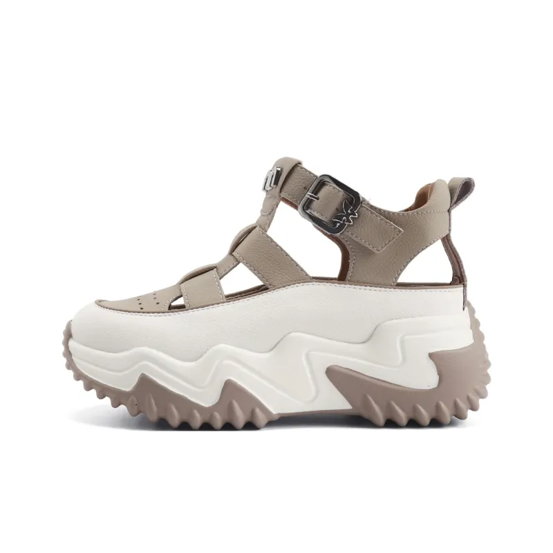 TOM TAILOR Crimson Mango Platform Sandal Height Increasing Breathable Low Top Casual Shoes Women's-12