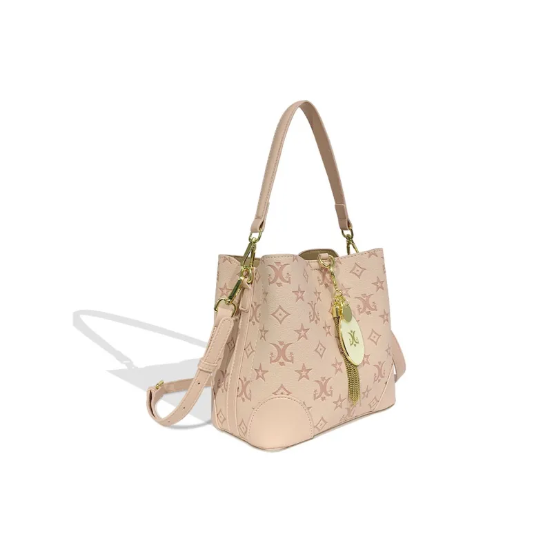 MACK JODAER Synthetic Leather Shoulder Bag, Crossbody Bag, Handbag Regular Women's Peach Blossom-1