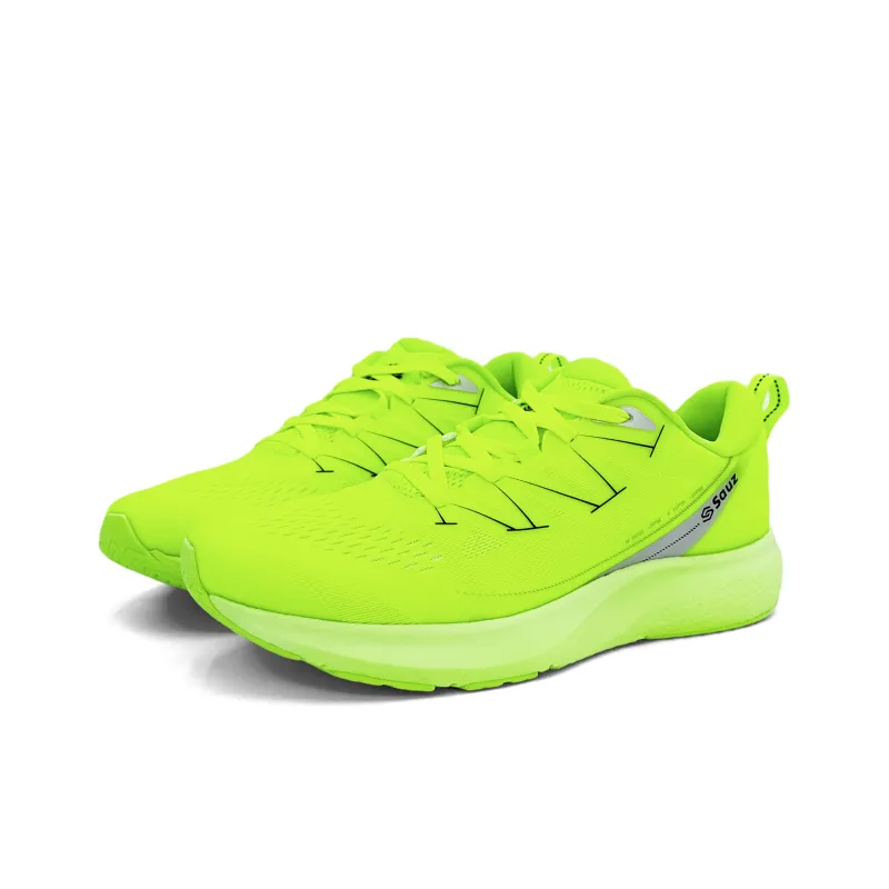 Sauz Cushioning, Balance, And Rebound Low Top Casual Marathon Training Sprint Running Shoes Unisex Apple Green-2
