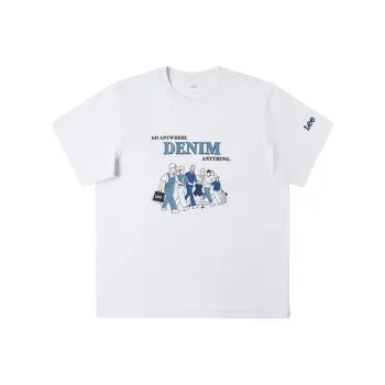 Lee T Shirts Men White