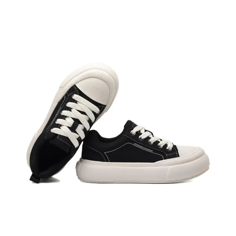 Ignition Slip Resistant, Abrasion Resistant, Lightweight Low Top Skateboard Shoes Men's Black-4