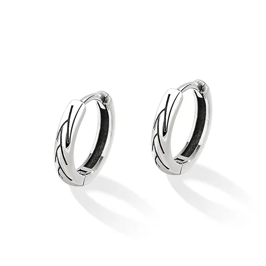 ETAHLOVE S925 Silver Earrings Unisex-0