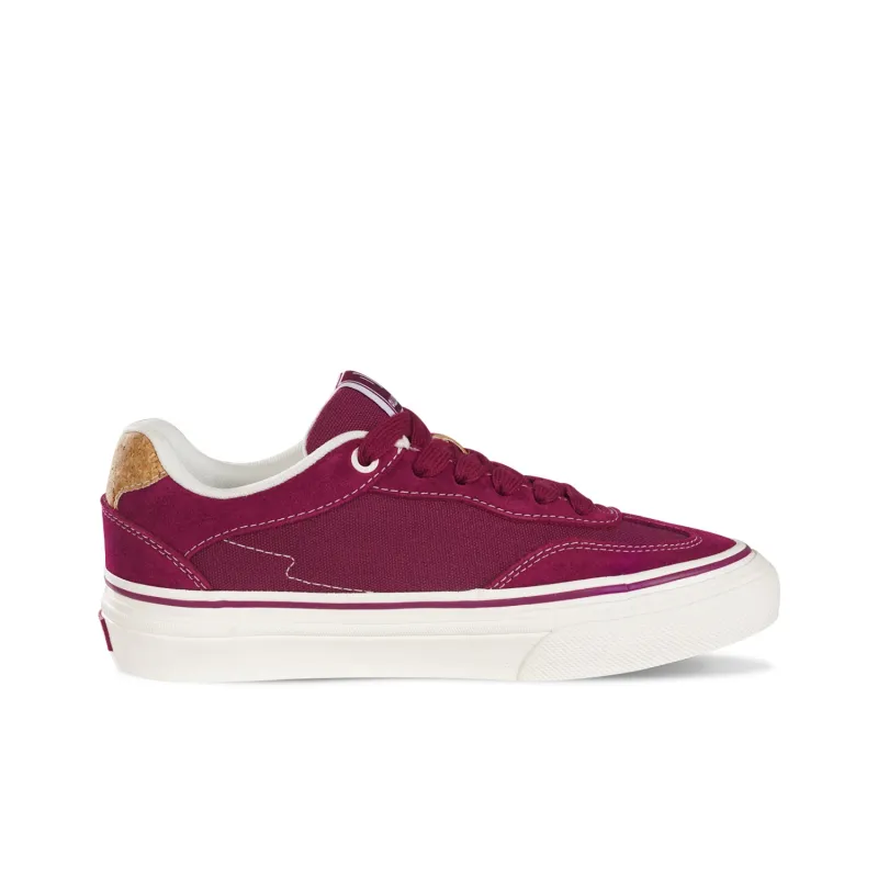 Ollieskate Wear resistant And Lightweight Low Top Skateboard Shoes Unisex Burgundy-1