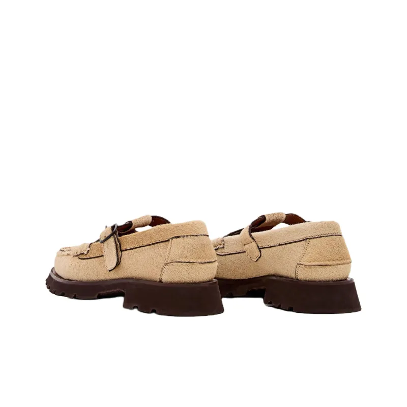 HEREU T Bar Strap Loafers Women's-3