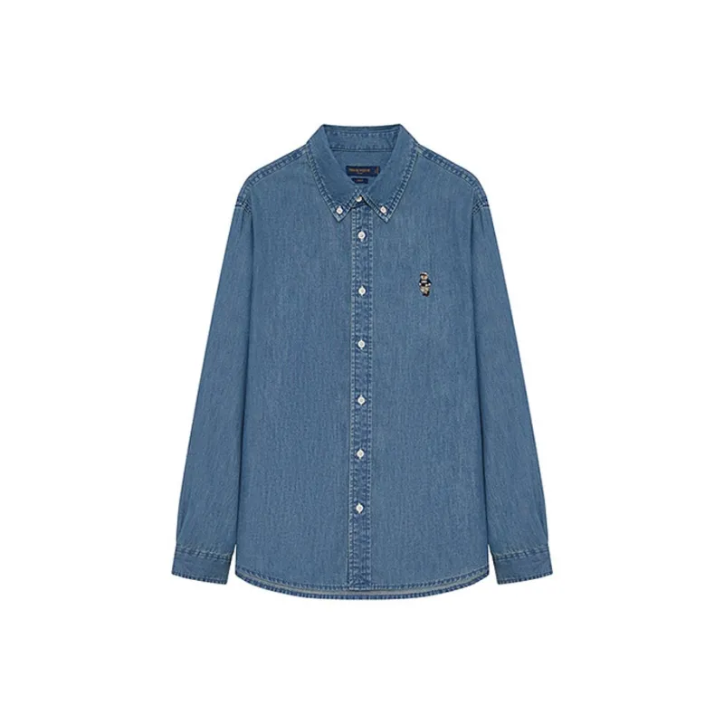Teenie Weenie Men Denim Series Shirt Unisex-2