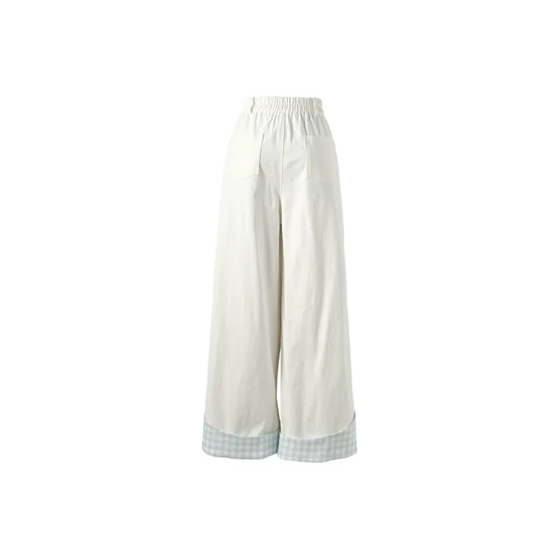 SISC Casual Pants Women's White-1