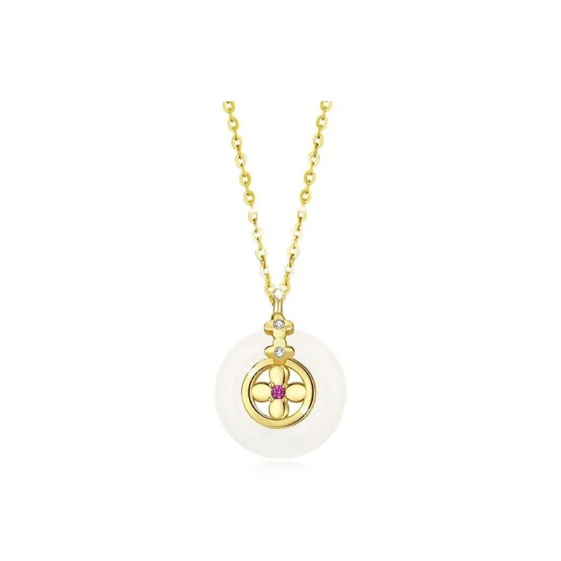 Seven Seven Silver Jewelry Natural Chalcedony Necklaces Women's-0