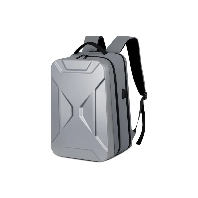 H YXIANG ABS With Leather Membrane Backpack Men's Multicolor-7