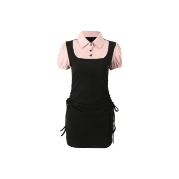 Qiuerle Short Sleeved Dress Women's