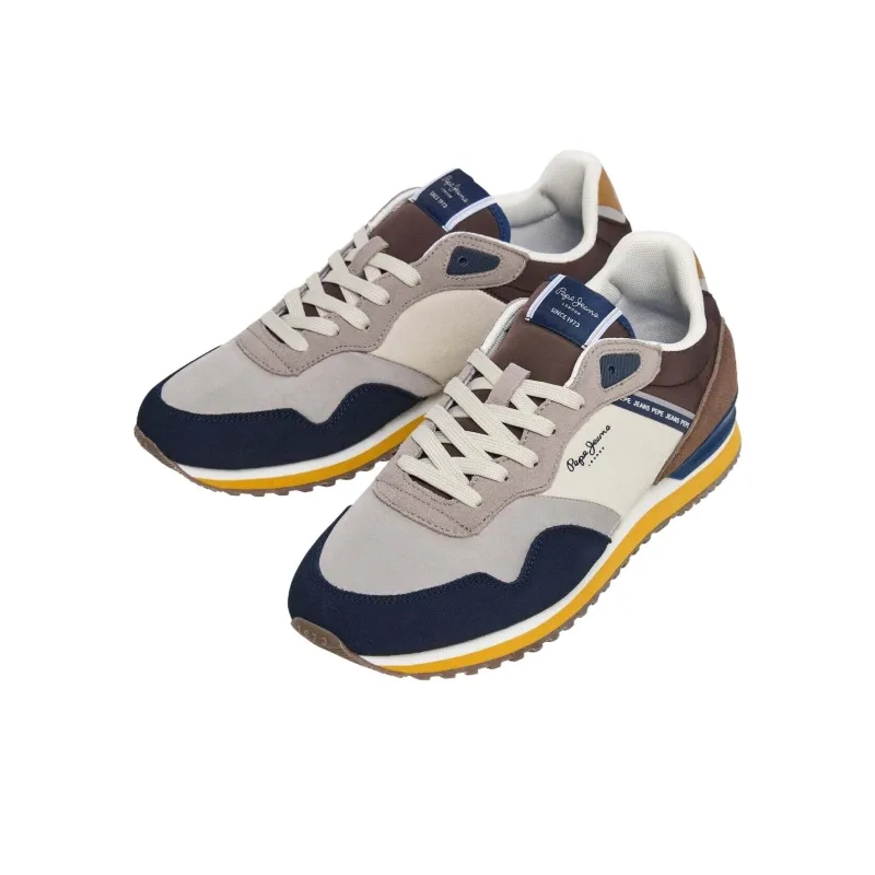 Pepe Jeans Low Top Casual Shoes Men's Gray Blue-2