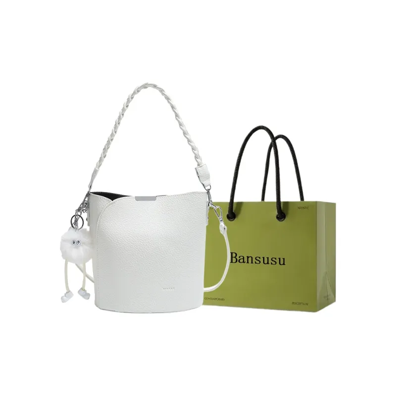 Bansusu PU Bucket Bag, Shoulder Bag Women's Multicolor-8