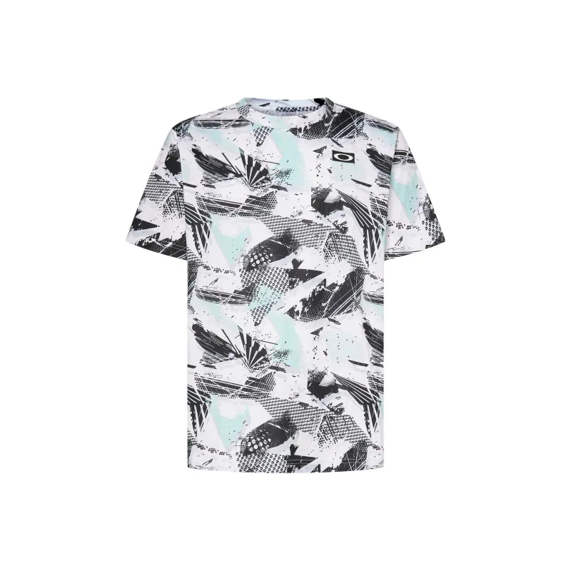 Oakley SS25 Slant Graphic 11.0 T Shirt Men's White Print-0