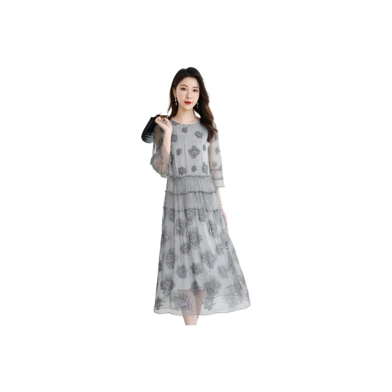 Ink Beauty Short Sleeved Dress Women's-0