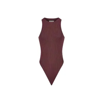 URBAN REVIVO Tank Tops Women's Burgundy