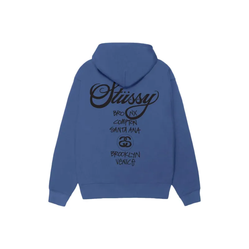 Stussy World Cruise Series SS25 World Tour HOODIE Sweatshirt Unisex-4