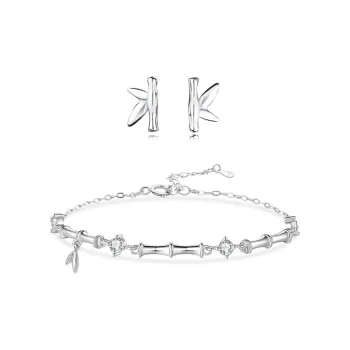 TRUE ME 999 Fine Silver Stud Earrings Women's