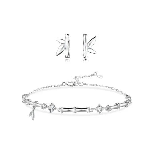 TRUE ME 999 Fine Silver Stud Earrings Women's