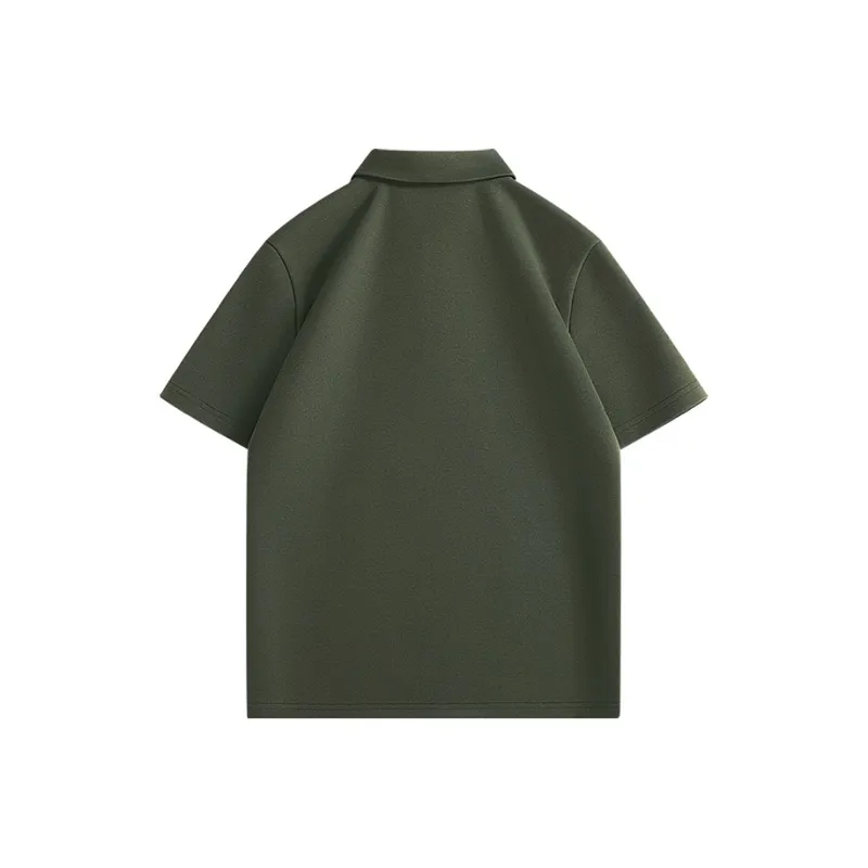 Red bean Polo Shirts Men-7