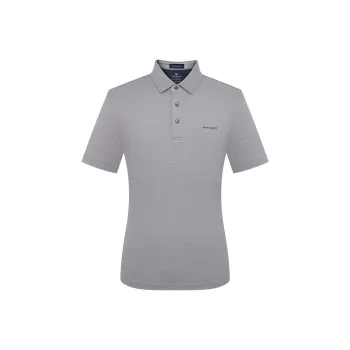 SAINT ANGELO Polo Shirts Unisex Pearl Gray