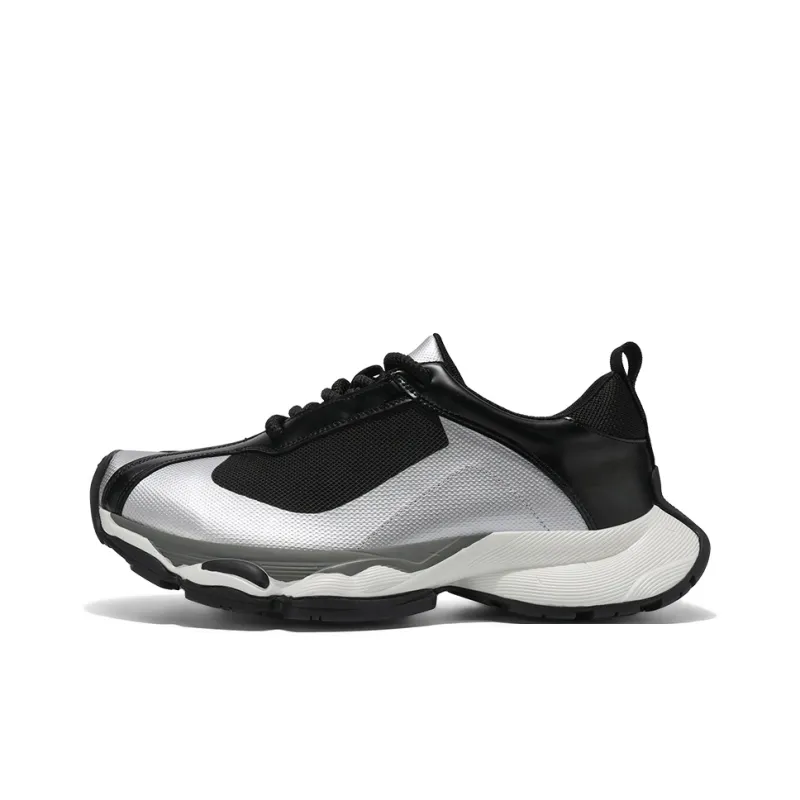OUGLEMEN Slip Resistant, Abrasion Resistant, Coverage Height Increasing Low Top Casual Shoes Men's-11