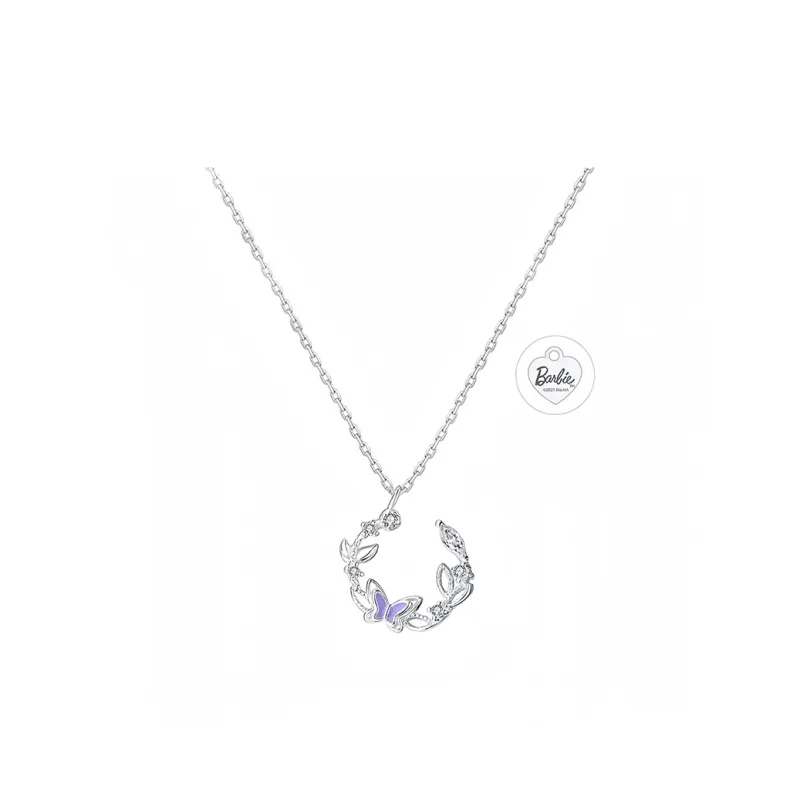 Barbie S925 Silver Necklaces Women's-0