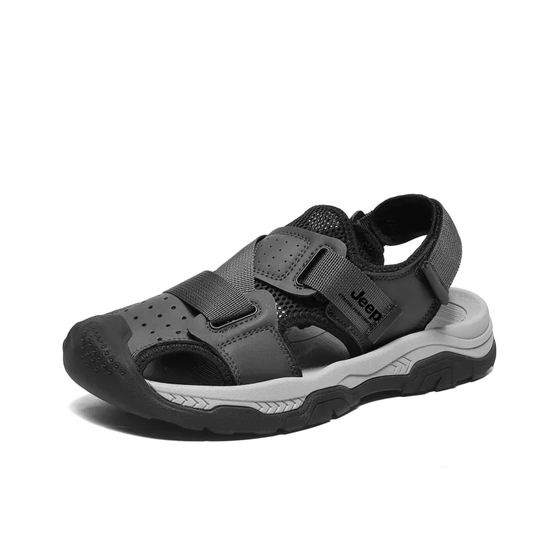 Jeep Outdoor Casual River Trekking Shoes Unisex Khaki/Gray/Army Green-6