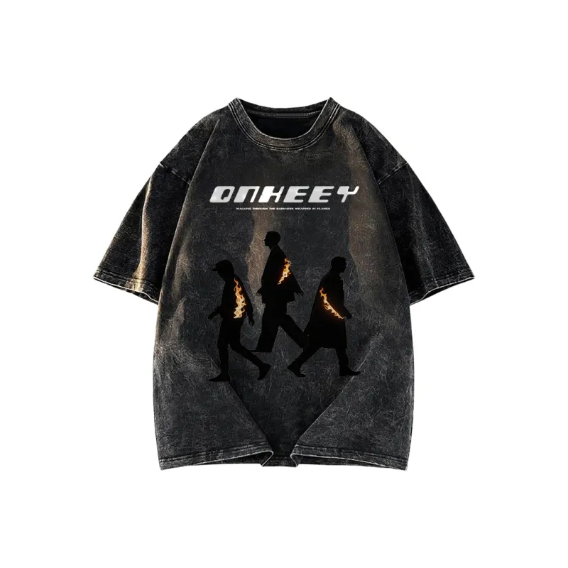 Qnxeey T-Shirts Unisex-0
