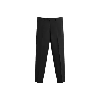ZARA Suit Trousers Men Black