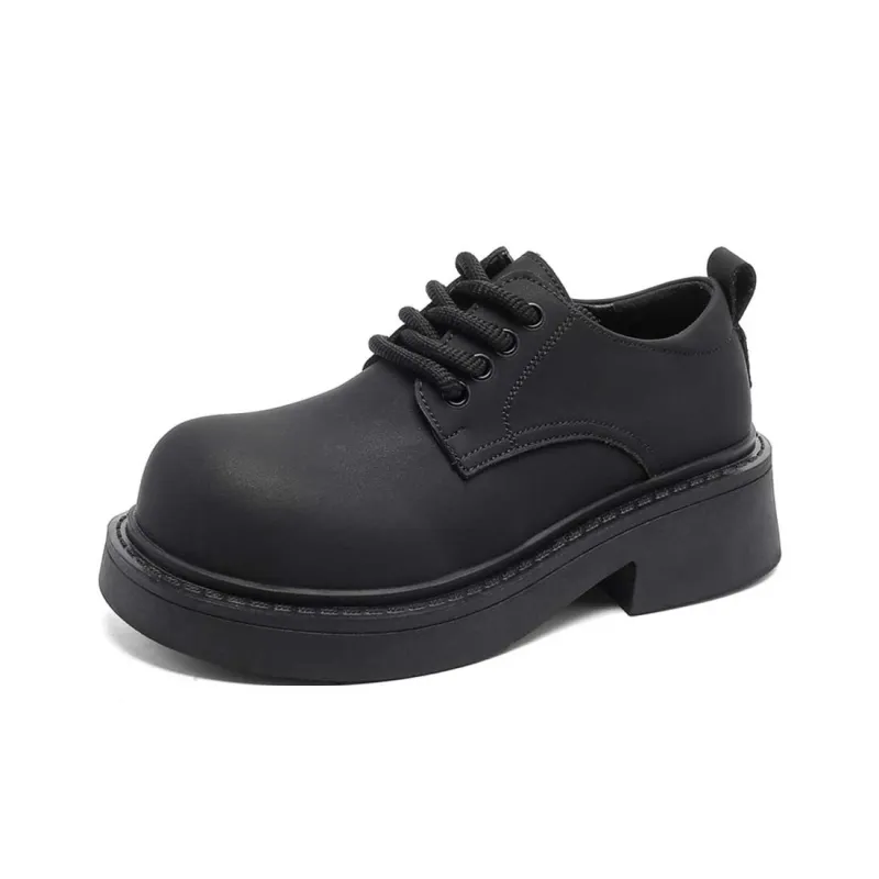 MADALLO Height Increasing Low Top Casual Shoes Women's Black-1