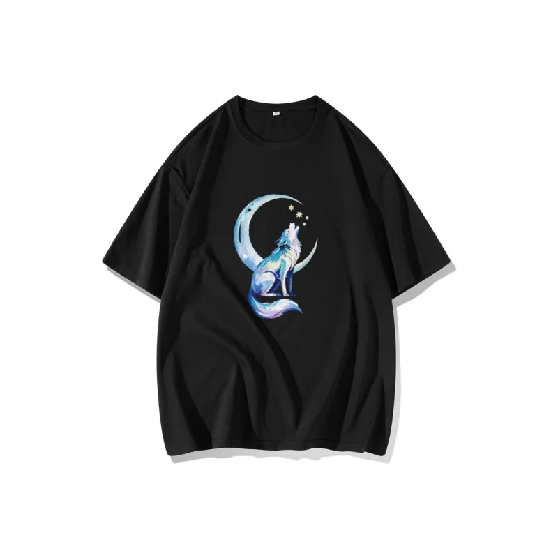 FAIRWHALE Drop Shoulder Sleeve T Shirt Women's-3