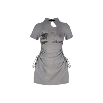 ABCMININ Short Sleeved Dress Women's