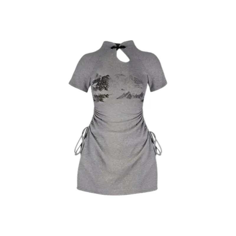ABCMININ Short Sleeved Dress Women's-0