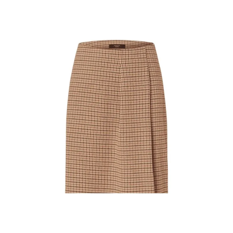 WEEKEND MaxMara Casual Long Skirt Women's Khaki-3