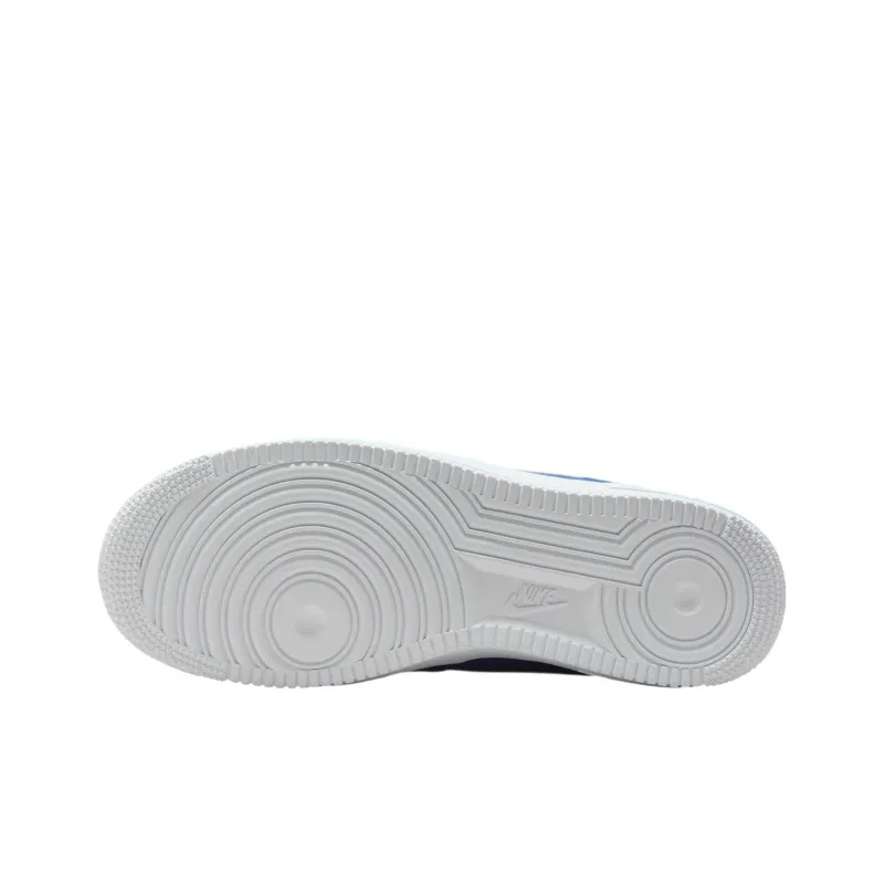 Nike Air Force 1 Anti Slip Wear Resistant Low Top Skateboard Shoes Unisex Collegiate Blue-5