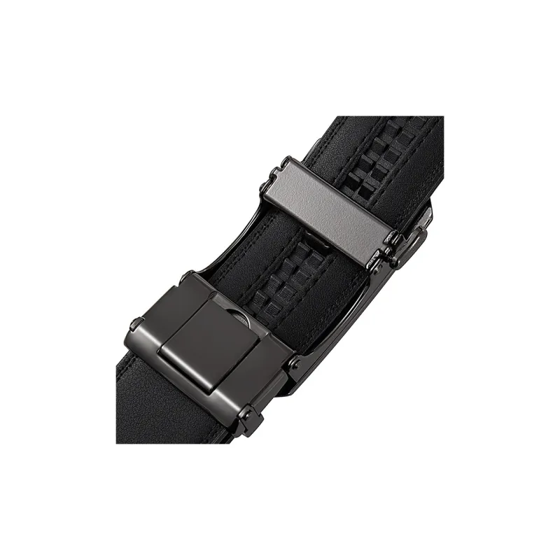 Mulinsen Cow Leather Belts Men's Width 3.5CM-3