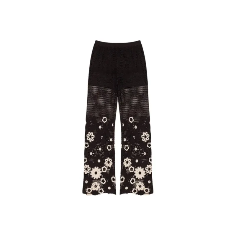 Maje Floral embroidery Trousers-0