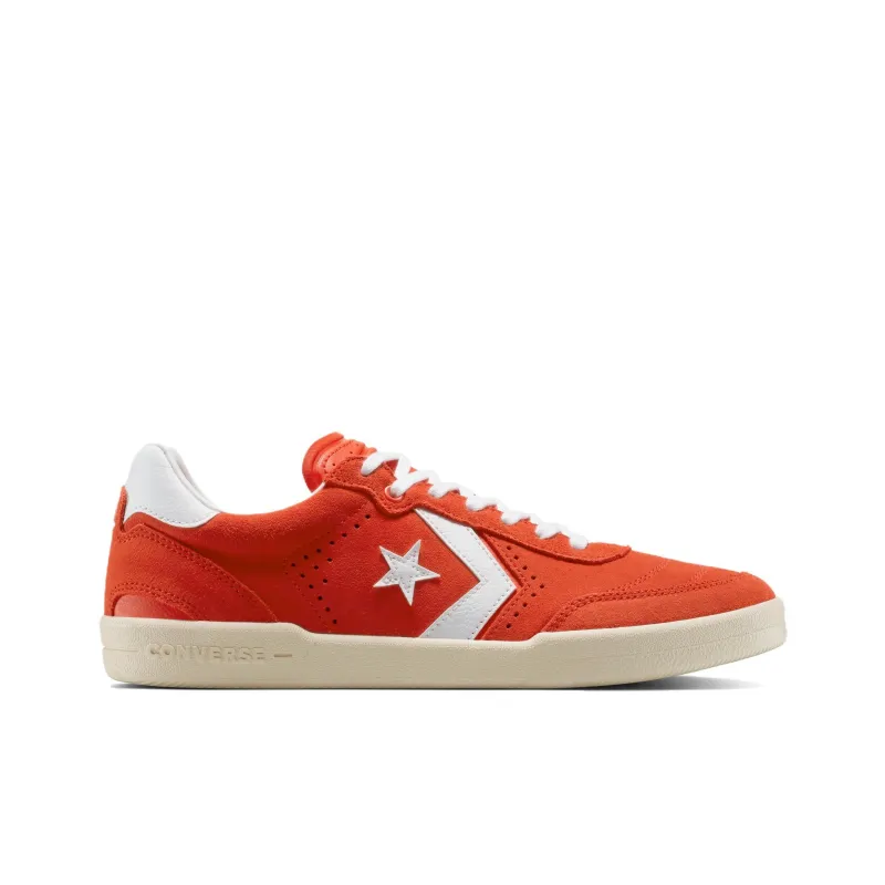 Converse Cons Wear resistant And Lightweight Low Top Skateboard Shoes Unisex Orange Red-1