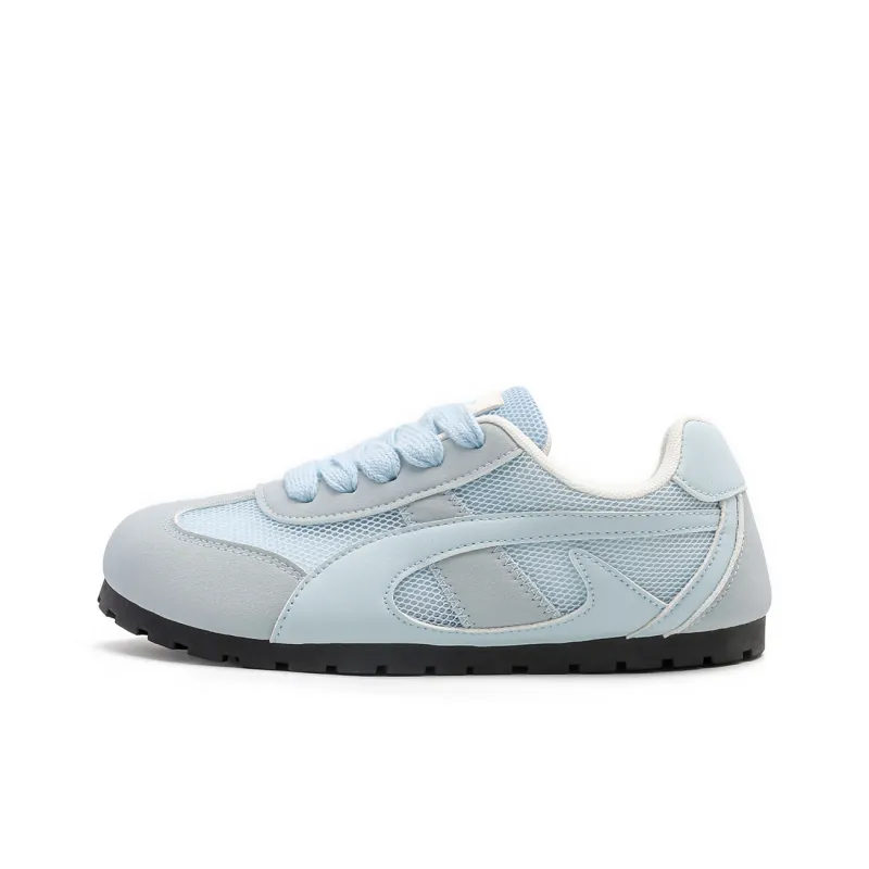 DEERWAY Height Increasing Abrasion Resistant Low Top Casual Shoes Women's Blue-0