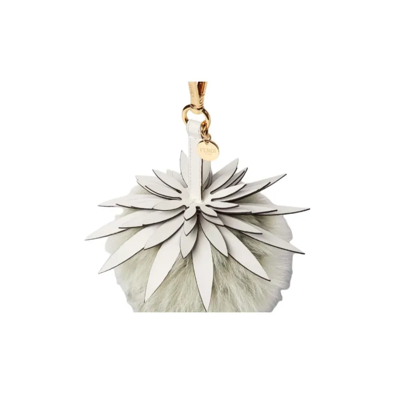 FENDI Fox Fur Bag Accessory Women's Green-1