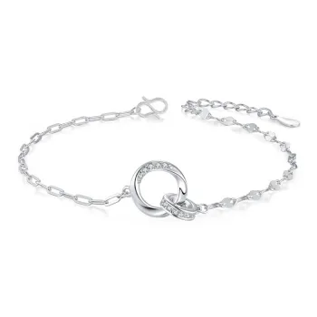 CHINA GOLD 999 Fine Silver Bracelets Women's