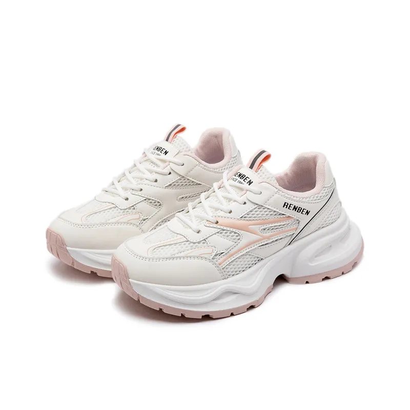 RENBEN Breathable Lightweight Height Increasing Low Top Chunky Sneakers Women's-9
