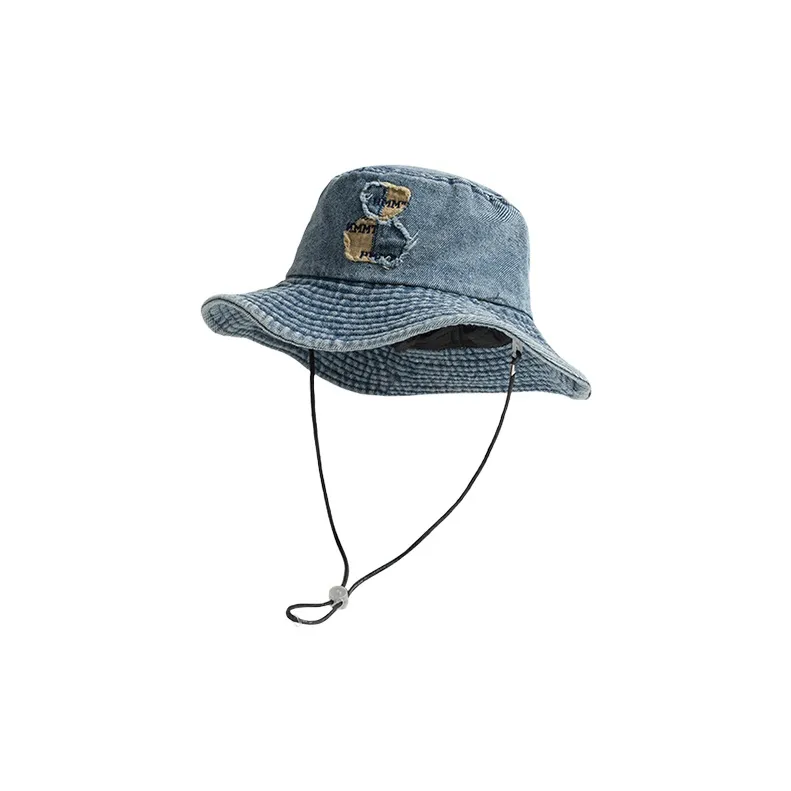 CARTELO Denim Bucket Hats Unisex-0