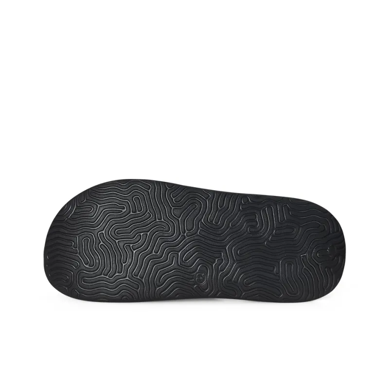 PEAK Tai Ji1.0 Slip Resistant Abrasion Resistant Cushioning Slide Slippers Men's Black Purple-5