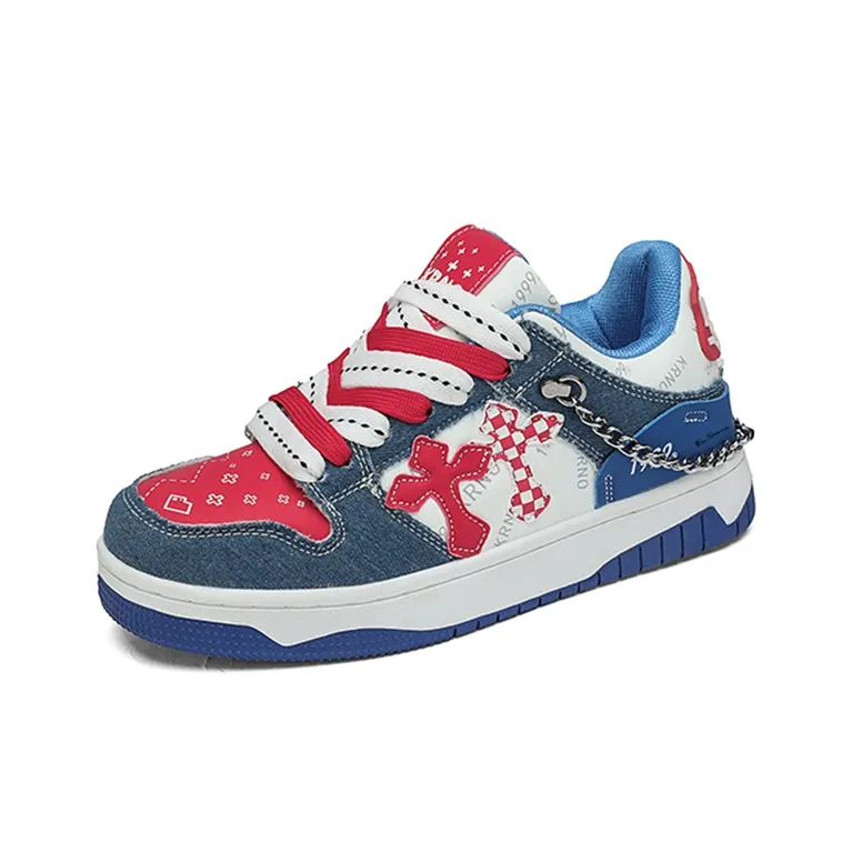 BEN SHERMAN Coverage Slip Resistant And Abrasion Resistant Low Top Skateboard Shoes Unisex-5
