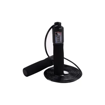 KASUP Casual Entertainment Mechanical Counting Jump Ropes 2.8m Black